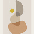 Abstract Geometric Shapes In Neutral Tones